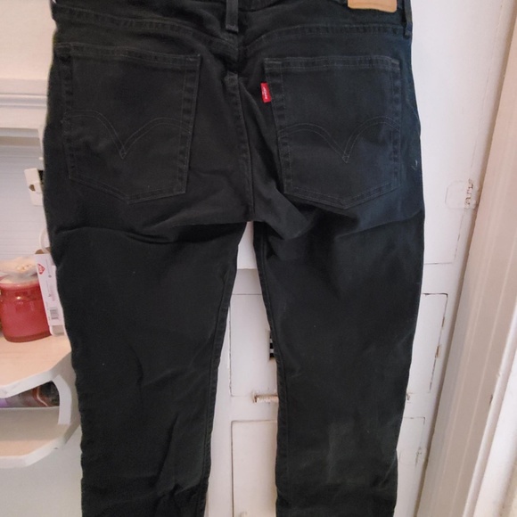 Levi's Too Superlow Boot Cut Black Jean #524 - 11M - Picture 3 of 5